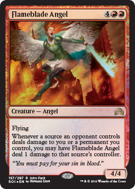 Promo karta z Intro Packu - Flameblade Angel