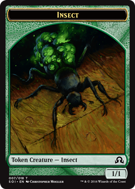 Shadows over Innistrad token - Insect