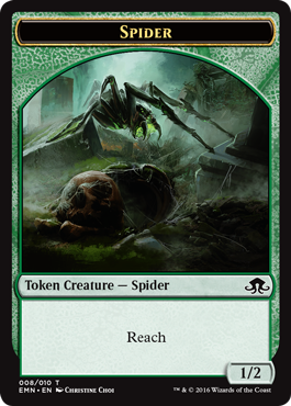 Eldritch Moon token - Spider Eldritch Moon token - Spider