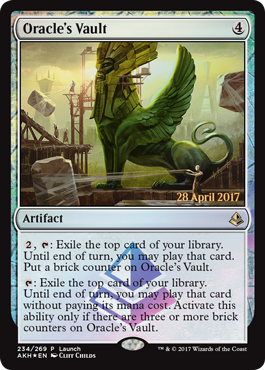 Amonkhet Release promo Oracles Vault Amonkhet Release promo Oracles Vault