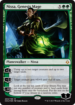 Planeswalkeři z Planeswalkers decků - Nissa Genesis Mage Planeswalkeři z Planeswalkers decků - Nissa Genesis Mage