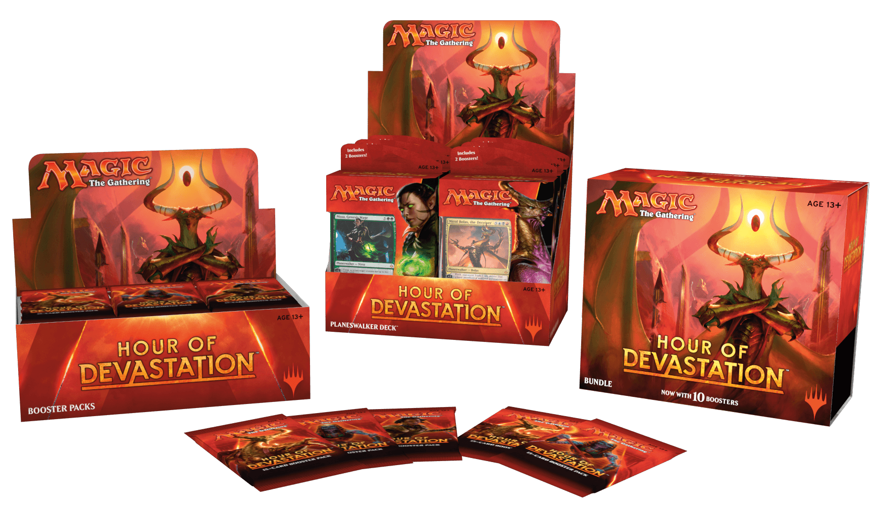 Přehled produktů z Hour of Devastation Přehled produktů z Hour of Devastation