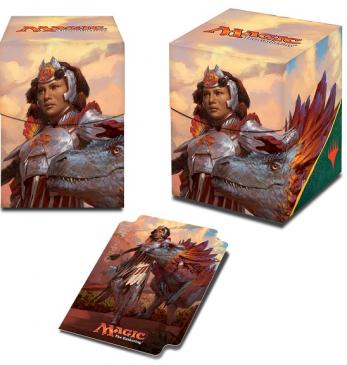 Ixalan Deck Box Huatli, Warrior Poet Ixalan Deck Box Huatli, Warrior Poet
