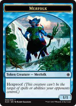 Ixalan tokens - Merfolk token