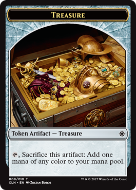 Ixalan tokens - Vampire Treasure token