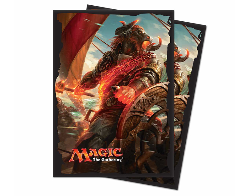 Rivals of Ixalan Sleeves Angrath, the Flame-Chained