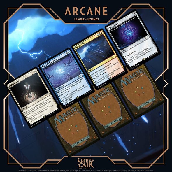 Magic The Gathering se protíná s Netflix seriálem Arcane. (Foto: Riot Games / Wizards of the Coast)