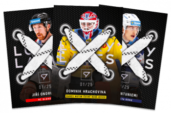 Hokejové karty české Tipsport extraligy Lucky Laces