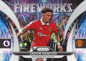 Panini Prizm Premier League Fireworks Sancho