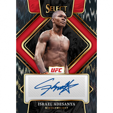 Panini UFC série Select Signature Series Asrael Adesanya
