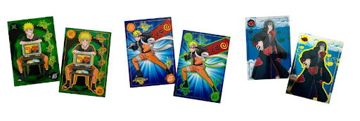 Paralelní verze karet Naruto sběratelské karty