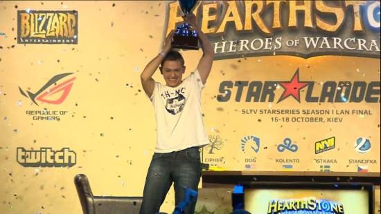 Stanislav Cífka - vítěz Hearthstone turnaje Starladder Starseries S1