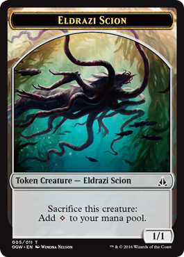 Token Eldrazi Scion 5 z Oath of the Gatewatch