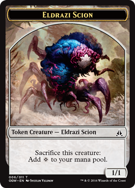 Token Eldrazi Scion 6 z Oath of the Gatewatch