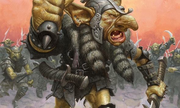 Květnové FNM promo Goblin Warchief - art