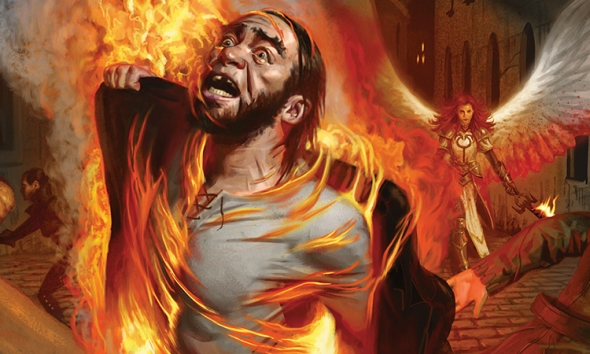 Listopadové FNM promo Fiery Temper - art