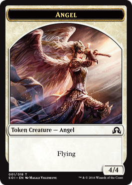 Shadows over Innistrad token - Angel