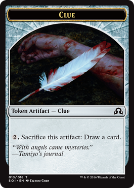 Shadows over Innistrad token - Clue 2