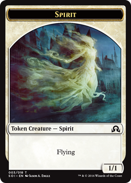 Shadows over Innistrad token - Spirit