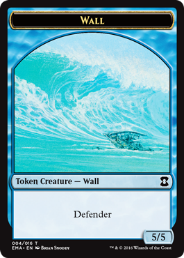 Eternal Masters token - Wall