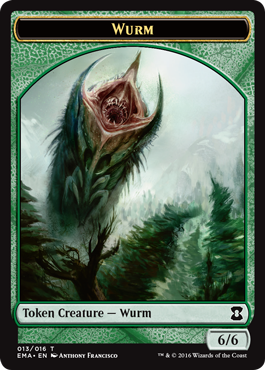 Eternal Masters token - Wurm