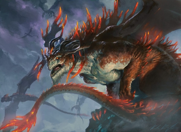 Obrázek z Magicové karty Dragonlord Atarka