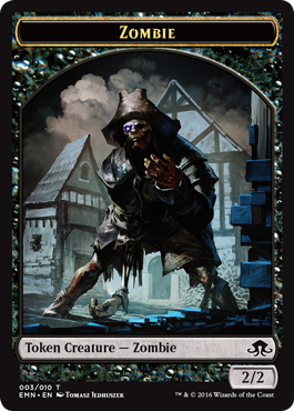 Eldritch Moon token - Zombie 1