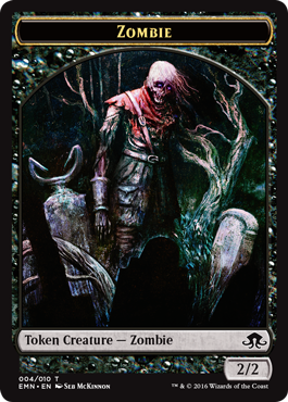 Eldritch Moon token - Zombie 2