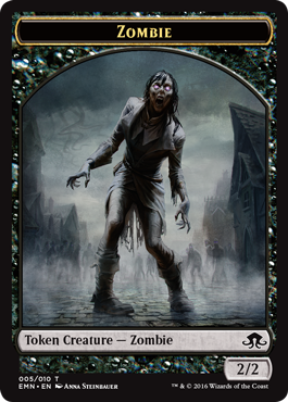 Eldritch Moon token - Zombie 3