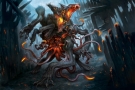 Obrázek z Magicové karty Erupting Dreadwolf