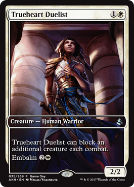 Amonkhet Game Day promo Trueheart Duelist