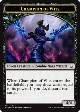 Champion of Wits token