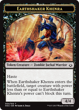 Earthshaker Khenra token