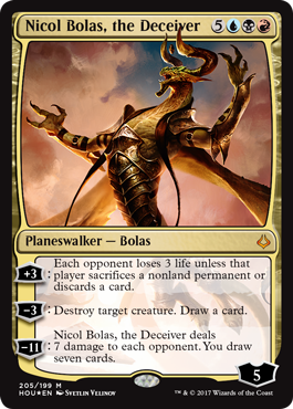 Planeswalkeři z Planeswalkers decků - Nicol Bolas the Deceiver