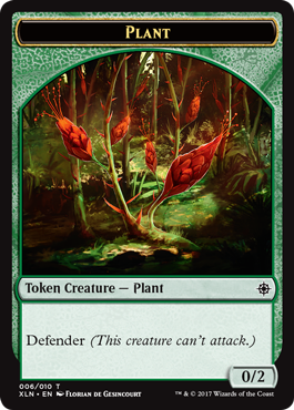 Ixalan tokens - Plant token