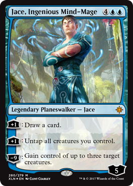 Ixalan Planeswalker Deck promo - Jace, Ingenious Mind-Mage