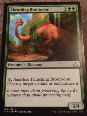 Thrashing Brontodon