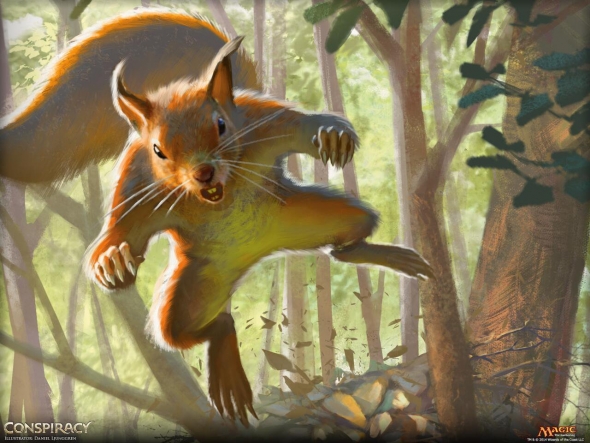 Obrázek z Magicové karty Squirrel token