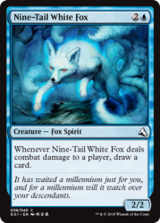 Nine-Tailed White Fox