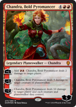 Planeswalkeři z Planeswalkers decků - Chandra Bold Pyromancer