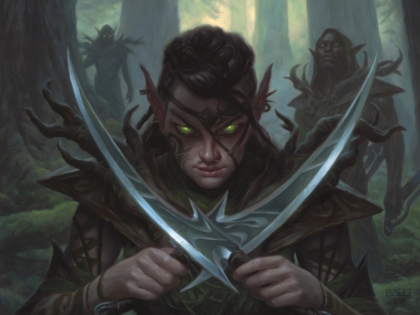 Llanowar Elves art