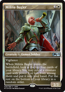 FNM Promo 2018 - Militia Bugler