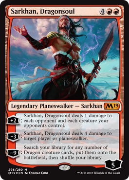 Planeswalkeři z Planeswalkers decků - Sarkhan, Dragonsoul