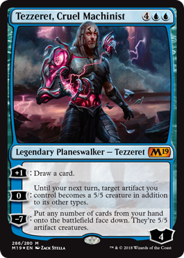 Planeswalkeři z Planeswalkers decků - Tezzeret, Cruel Machinist