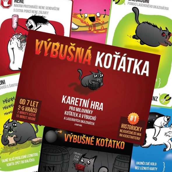 Exploding Kittens - hra a rozšíření