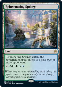 Commander Legends Crowd Land Rejuvenating Springs