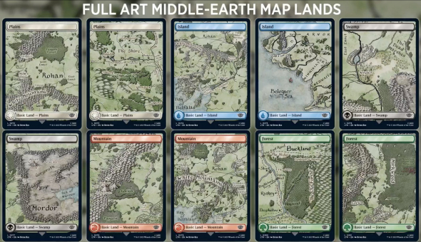 Middle-earth Map Lands