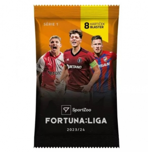Sběratelské fotbalové karty české Fortuna ligy Blaster balíček 1. série