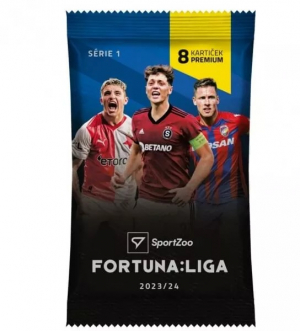 Sběratelské fotbalové karty české Fortuna ligy Premium balíček 1. série