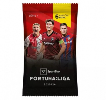 Sběratelské fotbalové karty české Fortuna ligy Retail balíček 1. série